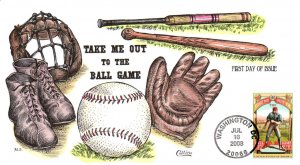 #4341 Take Me Out to the Ballgame Collins FDC