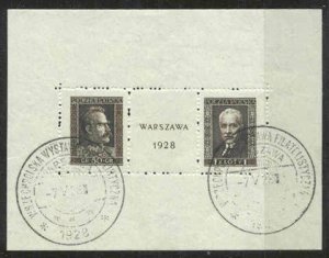 Poland Mi.bl.1/ used s/s