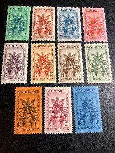 Martinique Scott J26-36 Mint