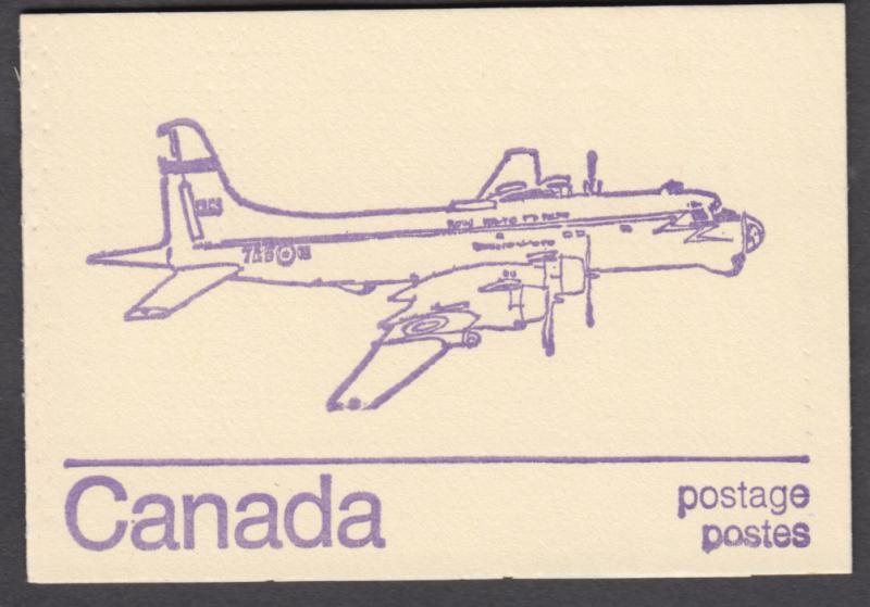 Canada - #586c,  BK76a Caricature Issue, Aircraft Cover - MNH