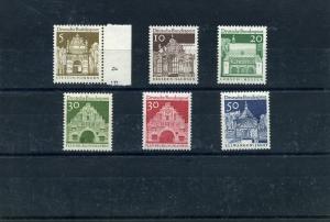 Germany - 6 stamps Sc# 936-943 MNH