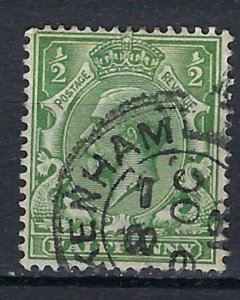 Great Britain 158A Used 1912 issue; penciled numbers on back (ak2063)