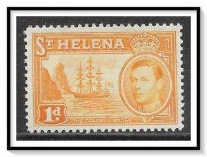 St Helena #119A Badge Of Colony NG