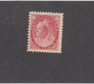 CANADA (KSG803) # 77  FVF-MNH  2cts  QV NUMERAL ISSUE /CARMINE CAT VALUE $80