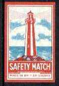 Match Box Labels - Lighthouse made in British Guiana