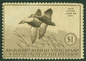 EDW1949SELL : USA 1940 Scott #RW7 Mint NH. Very tiny corner crease. Catalog $250