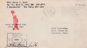 United States A.P.O.'s Soldier's Free Mail 1945 U.S. Army, Postal Service A.P...