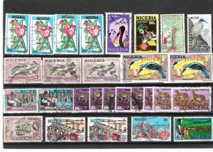 Nigeria  28 canceled, hinged, duplicate issues