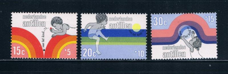 Netherlands Antilles B119-21 MNH set Children playing  (N0430)