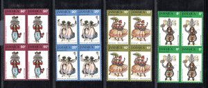 JAMAICA SC# 402-5 BKS/4 FVF/MNH