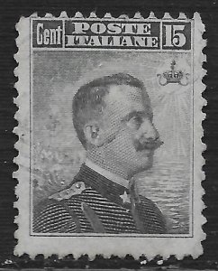 Italy #123 15c Victor Emmanuel III