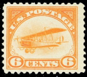 C1, Mint NH VF 6¢ Airmail Stamp Nicely Centered! - Stuart Katz