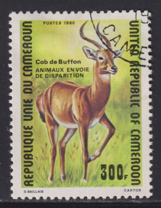 Cameroun 679 Buffon's Antelope 1980