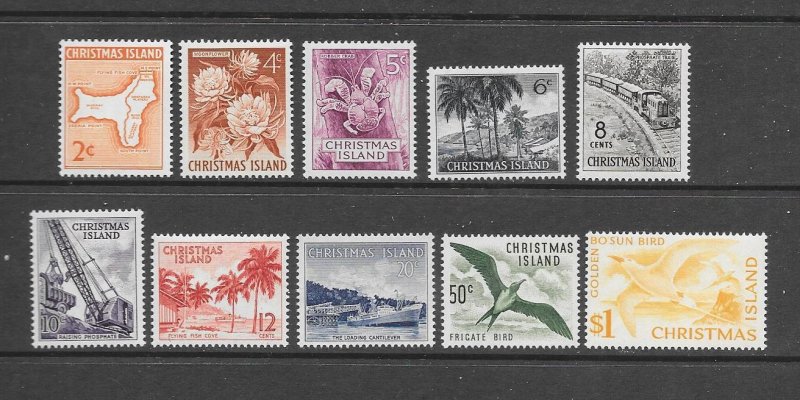 CHRISTMAS ISLAND #11-20  MNH