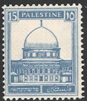 PALESTINE British Military Occupation 1927 Sc 76  15m Mint LH VF