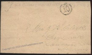 CSA Confederate Camp Army of Northern Virginia Due Civil War Cover SC 112118