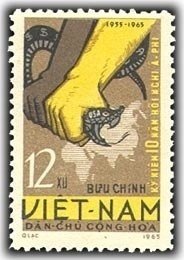 Vietnam 1965 MNH Stamps Scott 346 Snake Africa Asia Conference Propaganda