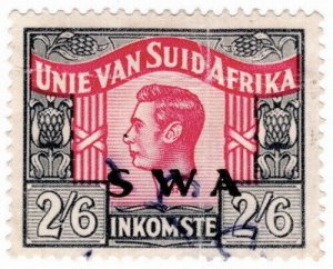 (I.B) South-West Africa Revenue : Duty Stamp 2/6d (1952)