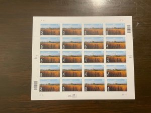 US SCOTT C136 Sheet 70¢ Nine Mile Prairie, (1), MNH, P# P11111 - Superb