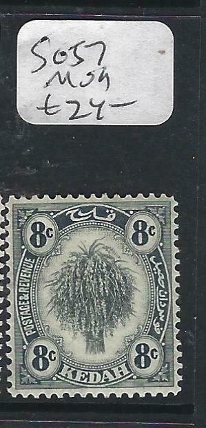 MALAYA KEDAH  (P2206B) LEAF  8C  SG 57   MOG 