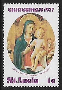 Saint Lucia # 428 - Virgin & Child - MNH.....{BRN22}