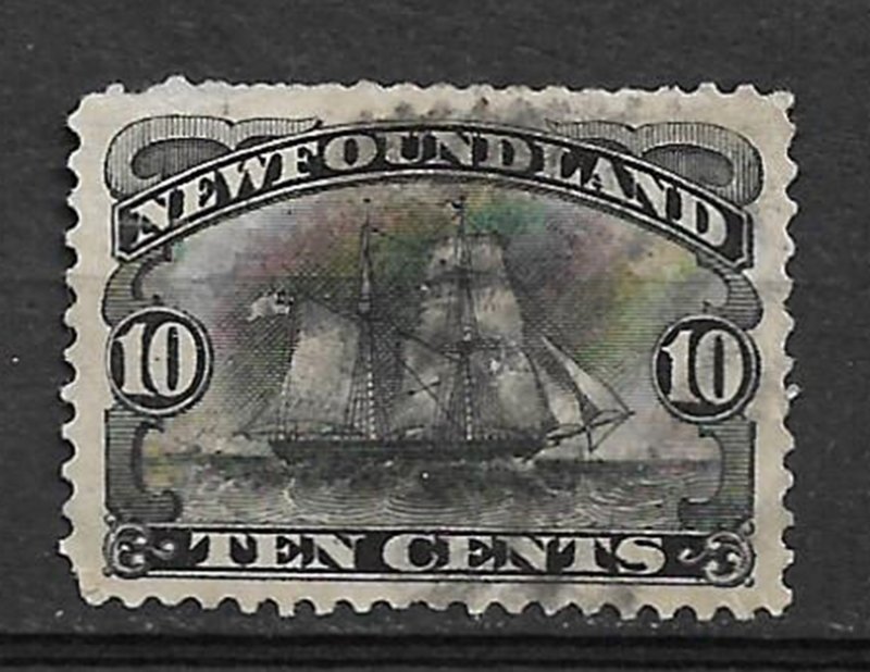 COLLECTION LOT #189 NEWFOUNDLAND # 59 1887 CV=$67.50