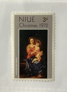 Niue 1972 Scott 155  MH - 3c, Christmas