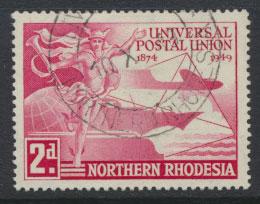 Northern Rhodesia  SG 50 SC# 50 Used see detail and scan