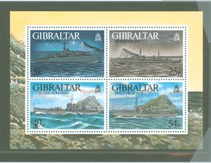Gibraltar #714  Souvenir Sheet