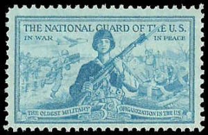 PCBstamps   US #1017 National Guard, MNH, (28)