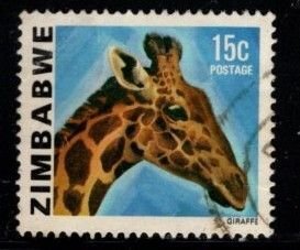 Zimbabwe - #422 Giraffe - Used