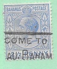 Bahamas #75  2 1/2p   (U)   CV$3.00