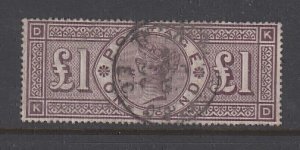 Great Britain 1884 QV SG 185 Or Sc 110 FU CV.?2800