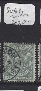 BRITISH EAST AFRICA   (PP2510B)  QV  3 A  SG 69   ...TIONDERA   SON CDS   VFU