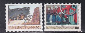 Bophuthatswana # 152-153, Industries, Mint NH, 1/3 Cat.