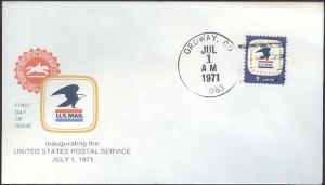 #1396 CO, Ordway 7-1-71 USPS FDC