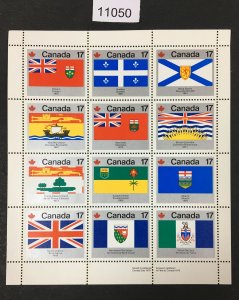 MOMEN: US STAMPS # 17c CANADA MINT OG NH FLAGSHEET LOT #11050