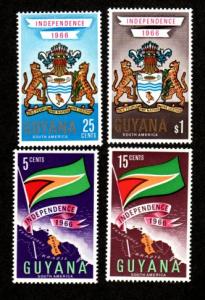 Guyana # 20-23 Mint!
