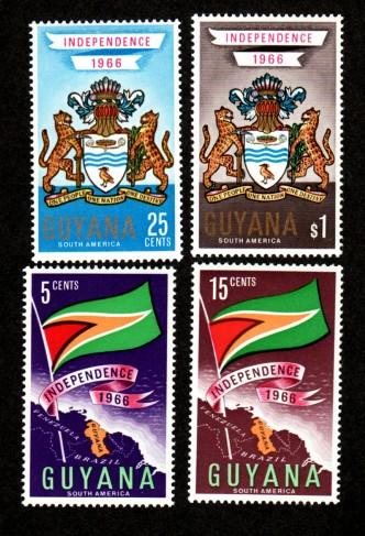 Guyana # 20-23 Mint!