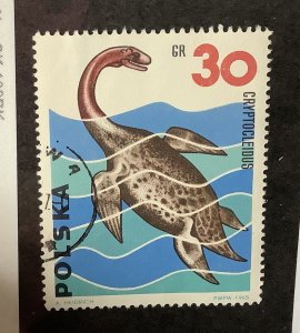 Poland 1965  Scott  1308 CTO - 30g, Dinosaurs