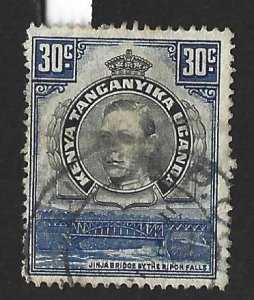 Kenya Uganda Tanganyika - KGVI - Scott# 76a