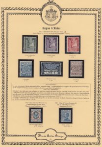 Italy Regno - Investment Collection Vittorio Em. III - cv 5800$ -1923-1926 MNH**