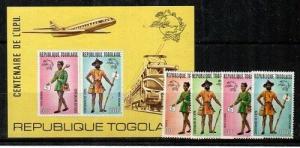 Togo Scott 873-4,C222-3,C223a Mint NH (Catalog Value $42.90)