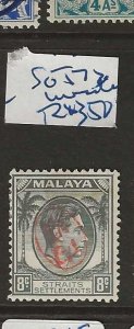 MALAYA ITCHIBURI 8C  JAPANESE OCCUPATION SG J72 INVERTED MOG        P0906B H