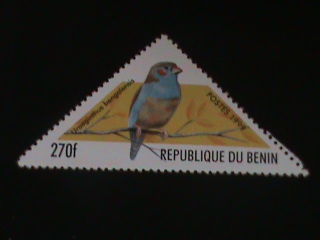 ​BENIN-1999-COLORFUL-BEAUTIFUL-LOVELY BIRD-MNH-VF-LAST ONE-HARD TO FIND