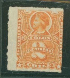 Chile #21 Unused Single