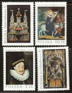 Poland Scott 2066-64 MNH** 1974 Art set 