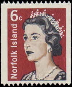 Norfolk Island #116-118A, Complete Set(4), 1969-1971, Royalty, Never Hinged