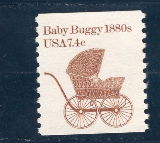 1902 Baby Buggy, MNH coil