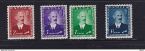 Norway 1946 Sc 275-8 Mi 315-8 MNH King Haakon VII CV $93 see descr 15474